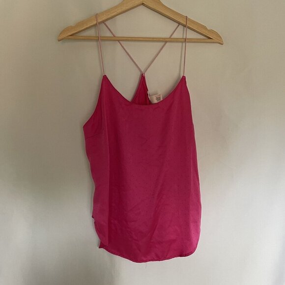 Victoria's Secret Other - Victorias Secret Pink Polka Dot Cami Top women's size small lingerie light